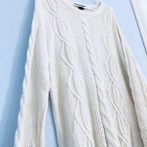 Cable-Knit Sweater Dress